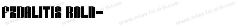 FZDaLiTiS Bold字体转换